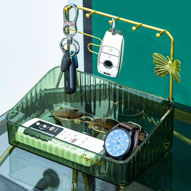 Luteti Luteti Jewelry Organizer Hanging Jewelry Stand Holder Necklace Holder Ring Storage Rack Organizer Tabletop Display Tray Hanger  - Image 4