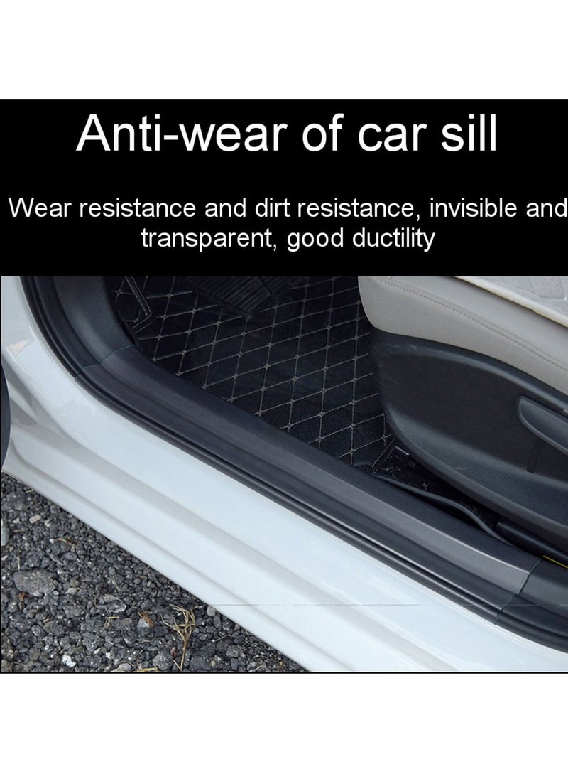 RATSAW Transparent Adhesive Car Door Edge Guards  Anti Scratch AntiCollision and Scuff Plate Protectors Ideal for Rear Bumper and Door Protection 33Ft long and 2In wide  - Image 4