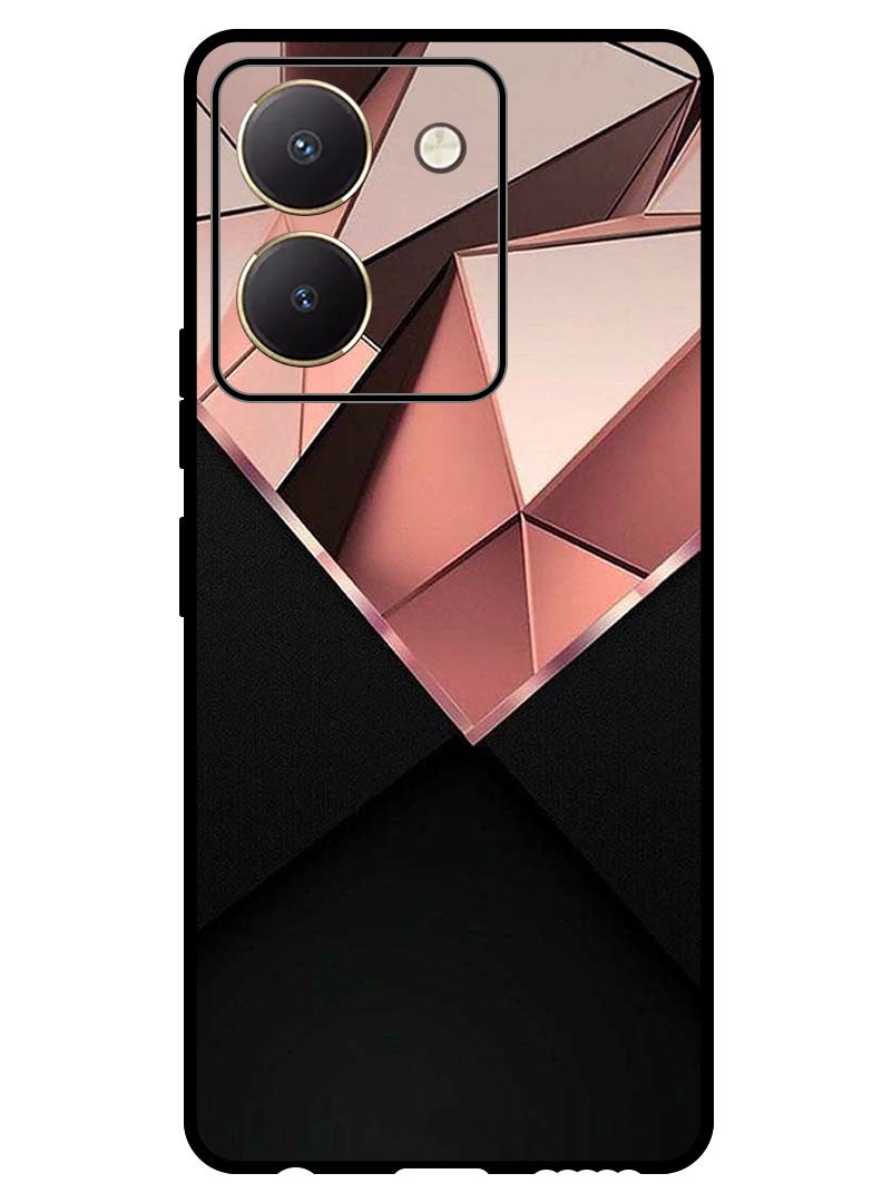 Theodor Protective Case Anti Scratch Shock Proof Bumper Cover For Vivo Y27s pink diamond (1) - Image 1