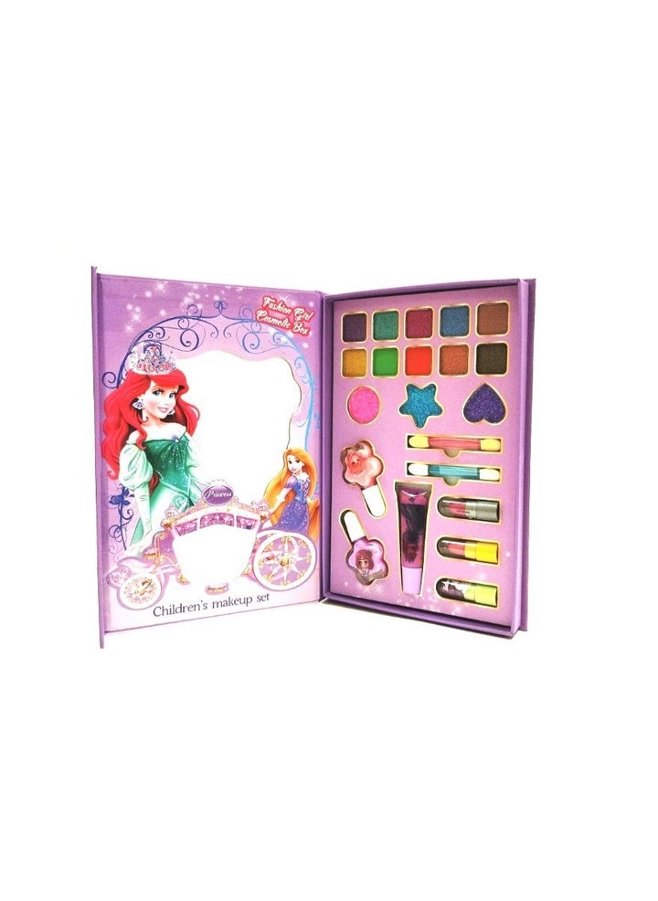 Disney Princess Princess 21 items eyeshadow lipstick gloss varnishes brushes  - Image 5