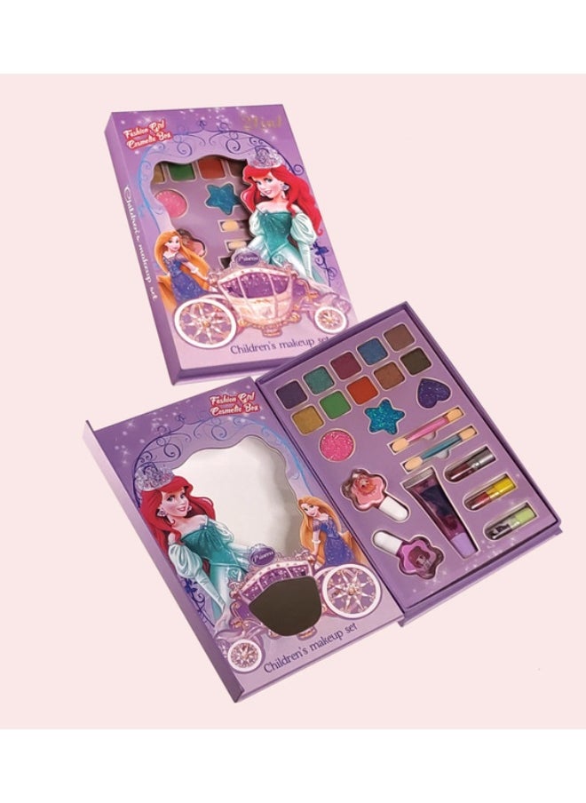 Disney Princess Princess 21 items eyeshadow lipstick gloss varnishes brushes  - Image 4