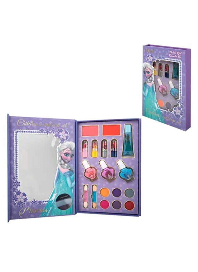 Disney Princess Princess 21 items eyeshadow lipstick gloss varnishes brushes  - Image 2