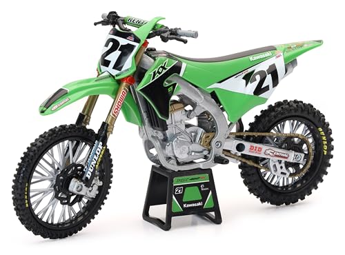 NewRay Toys Kawasaki Race Team Bike Replica Jason Anderson, 1:12 Scale, Kids, Gifts, Birthdays - Image 3
