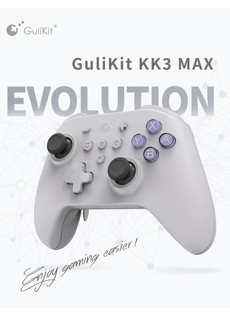 Gulikit - KK3 MAX Controller (No Drift) For Switch/PC/Android/MacOS/IOS With 4 Back Buttons, Hall Joysticks And Triggers, Maglev/Rotor/HD Vibration,1000Hz Polling Rate - Image 1