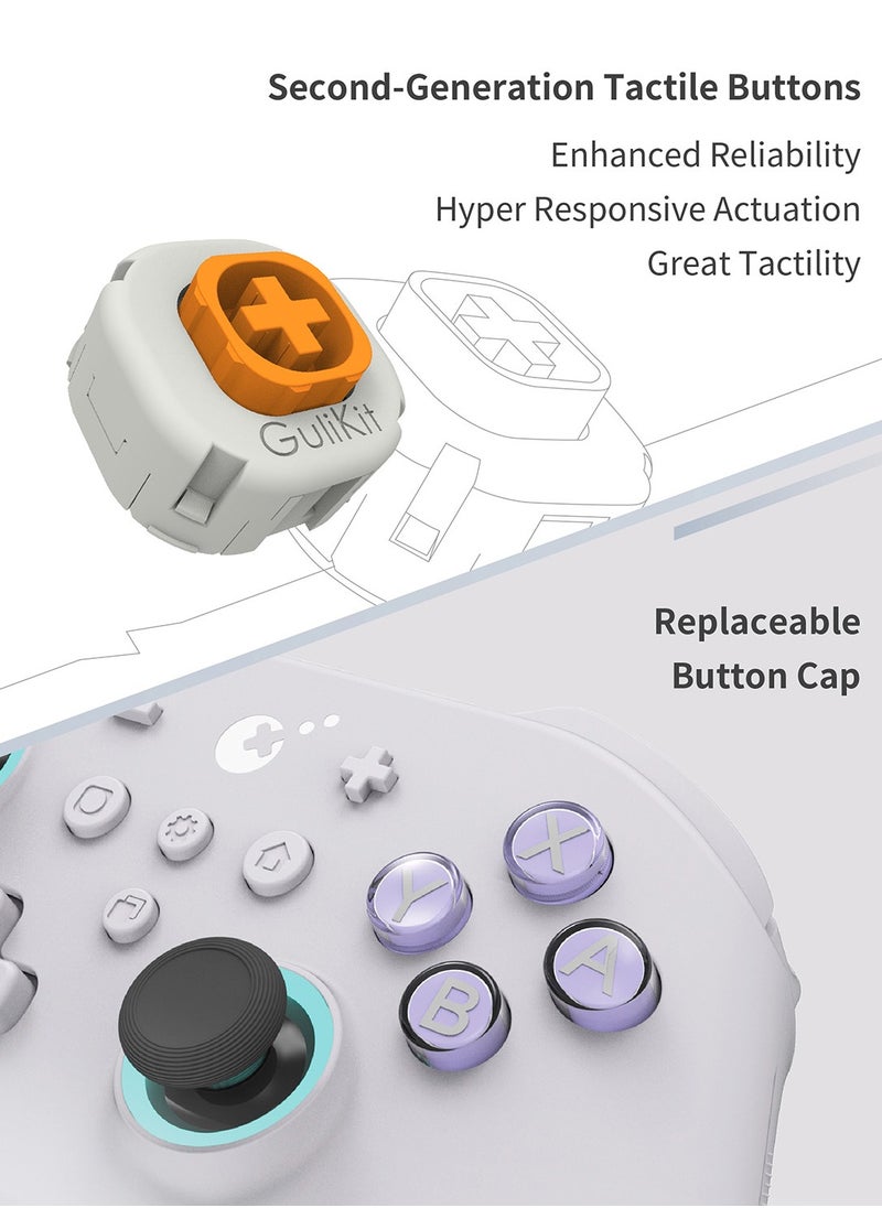 Gulikit - KK3 MAX Controller (No Drift) For Switch/PC/Android/MacOS/IOS With 4 Back Buttons, Hall Joysticks And Triggers, Maglev/Rotor/HD Vibration,1000Hz Polling Rate - Image 1