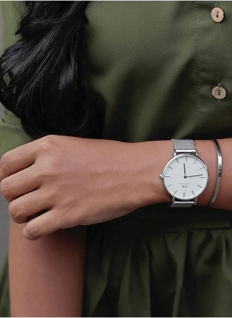 DANIEL WELLINGTON - Classic Silver Couple Women's Bracelet - Image 1