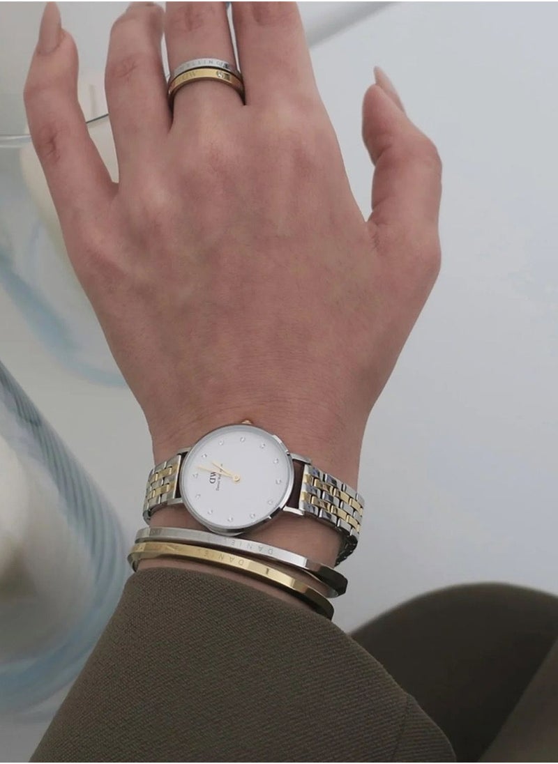 DANIEL WELLINGTON - Classic Silver Couple Women's Bracelet - Image 1