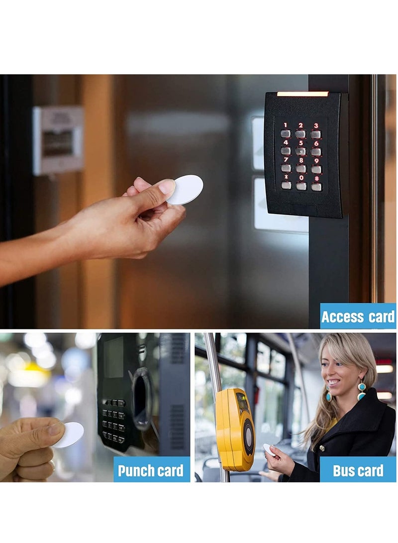 KASTWAVE NFC 215 Cards NTAG215 NFC Round Cards NFC 215 Card Tag Compatible with TagMo and Amiibo and NFC Enabled Mobile Phones and Devices, Round 25 mm (25 Pieces) - Image 5