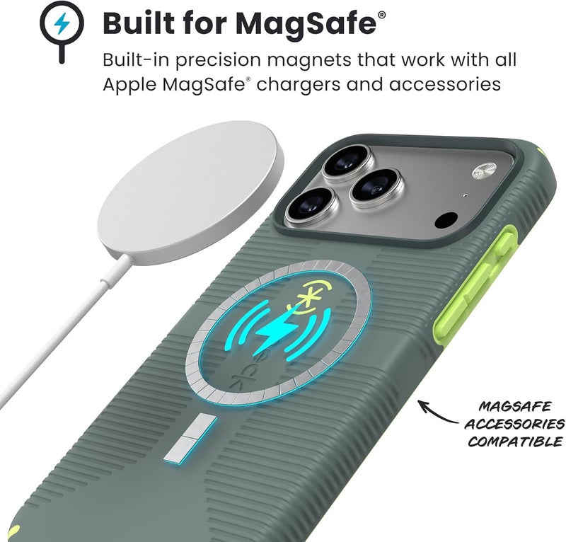 Speck CANDYSHELL + MS NEO DRAB Apple iPhone 17 Pro Max Cable/Bright Green - Image 2