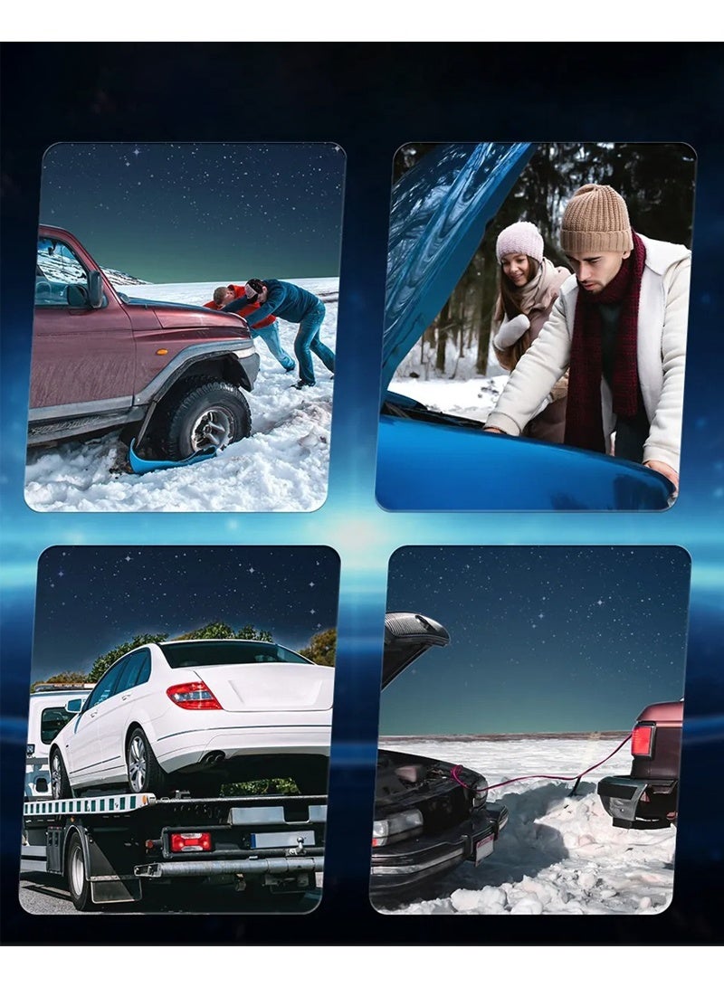 AGD Jump Starter Car Emergency Kit, Power Bank for Charging Batteries and Mobile Phones, Tire Inflator, and a Flashlight; Perfect for Trips and Travel. - Image 5