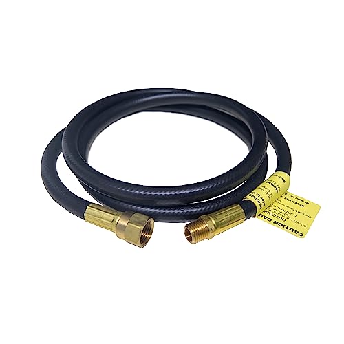 Mr. Heater F273707 5-Feet Propane Hose Assembly with 1/4-InchMale Pipe Thread x 3/8-Inch Female Flare - Image 2