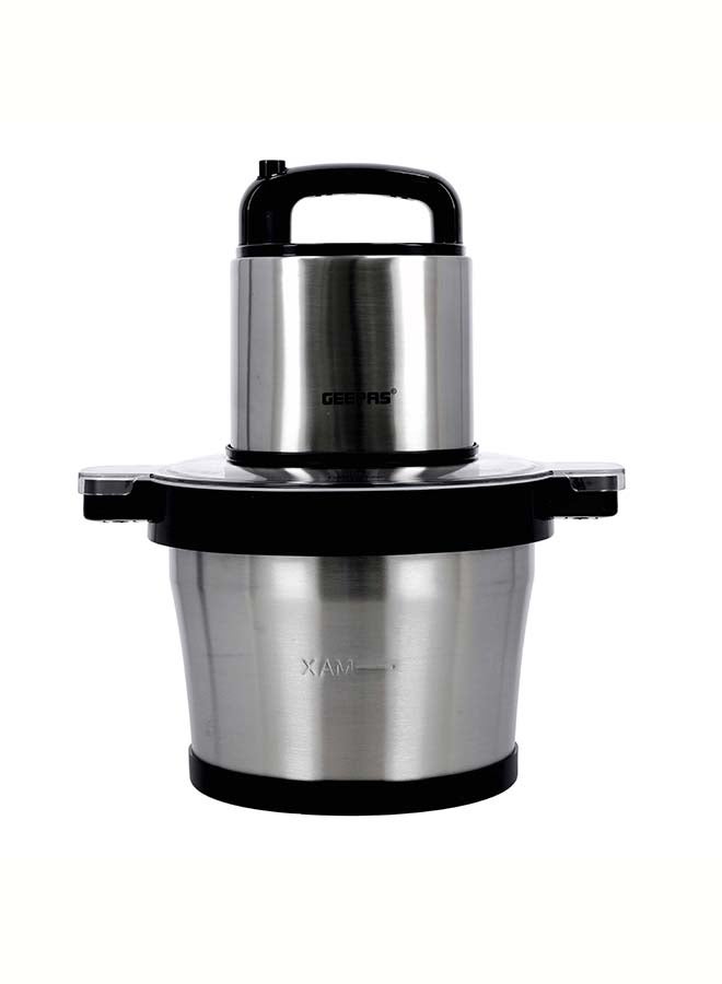 GEEPAS Multi Chopper With Stainless Steel Gear, Stainless Steel Blade, 3 Speed Control, 6L Capacity,With Overheat Protection 6 L 1200 W GMC42023 Silver - Image 1