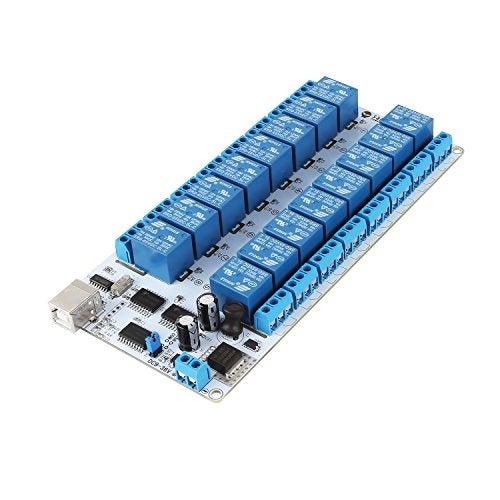 SainSmart وحدة ريلاي USB من SainSmart 16 قناة 9-36 فولت - Image 1