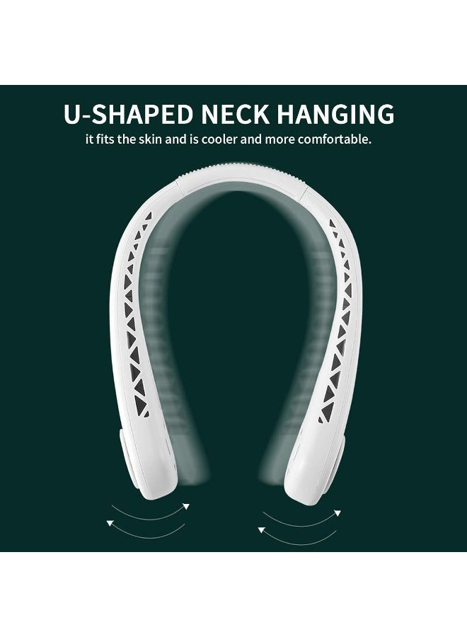 WMKD Neck-Hanging Fan, 3-Gear Wind Hands Free Bladeless Fan, U-shaped Neck Hanging Hanging Neck Air Cooler for Home Outdoor - Image 5
