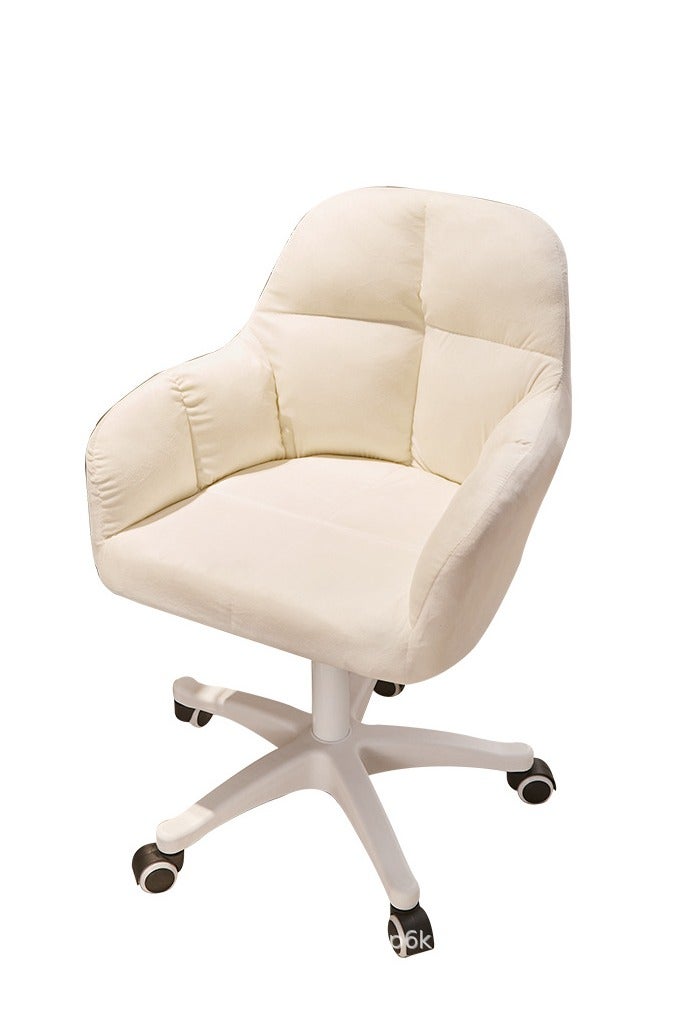 Tanwer Comfortable home study seat backrest desk swivel chair dormitory chair cute bedroom computer chair for girls - Image 1