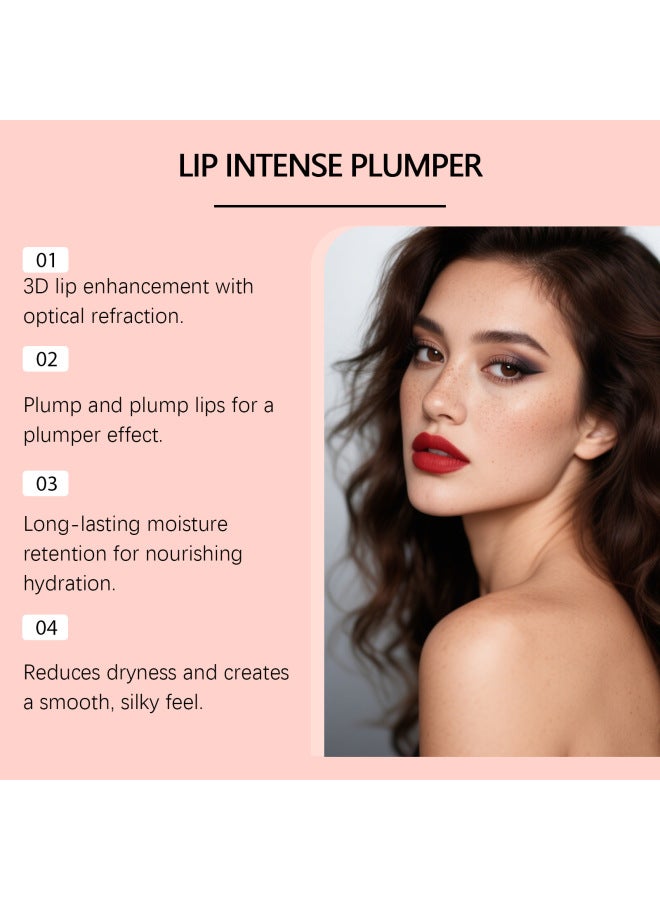 zephoco Tinted Lip Plumper Series, Moisturizing Lip Gloss For Lip Care, Hydrating Glassy Plump Lips, Lip Balm - Image 4