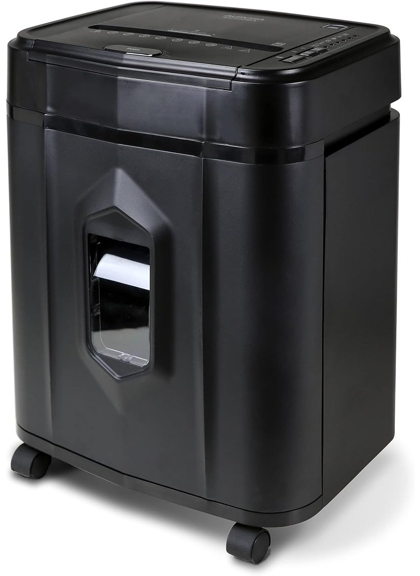 AURORA Aurora AU120MA 120Sheet Auto Feed High Security MicroCut Paper Shredder  30 Minutes Black  - Image 1
