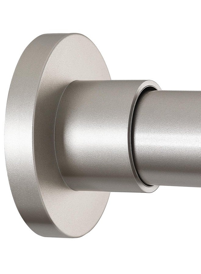 BRIOFOX Shower Curtain Rod Adjustable 18-78 Inch, Stainless Steel Spring Tension Shower Rod No Drilling Non Slip, Silver - Image 1