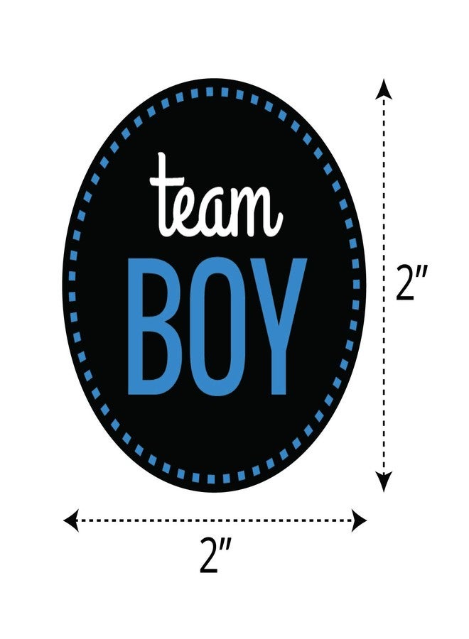 Pink Pixie Studio Deluxe Gender Reveal Party Stickers, Team Boy and Team Girl, Baby Shower Voting Labels, Party Supplies Decorations Games, Pink and Blue 60 Pack- 30 of Each Design - Image 4