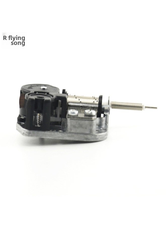 Yunsheng 18-tone Spring Music Box Movement With Brake Function Rotating Flexible Shaft Diy Music Box Repair Accessories DIY-Color:Music "Sky City"-Dimensions:1  - Image 5