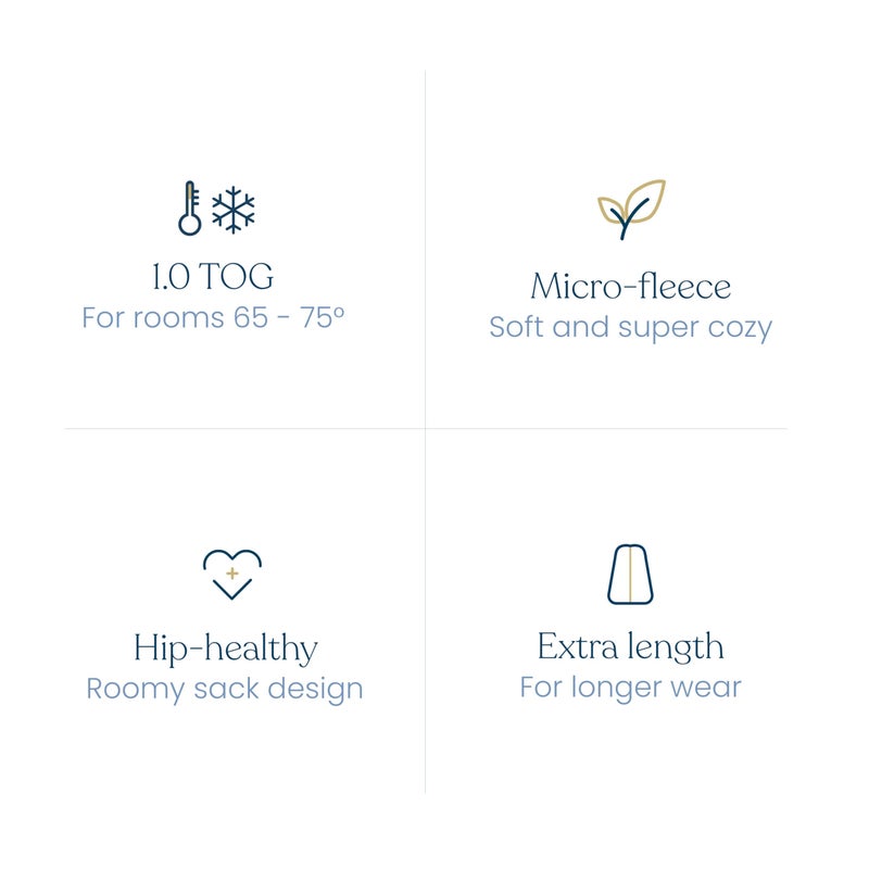 Halo بطانية هالو سليبساك القابلة للارتداء من ميكرو فليس، توغ 1.0، وردي ناعم، كبير - Image 4