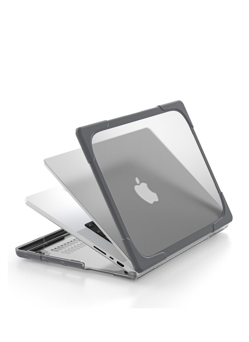 GULFLINK Hard Shell Case Cover With Kickstand Shockproof Function For MacBook Pro (A2485) 2021 16.2 Inch