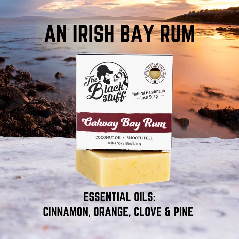 The Black Stuff All Natural Organic Soap Bar - Pack of 3 Soaps with Organic Ingredients and Essential Oils - Handmade, Fragranced Soaps for Men - Pine Tar, Citrus Cedarwood and Bay Rum Soaps. - Image 3