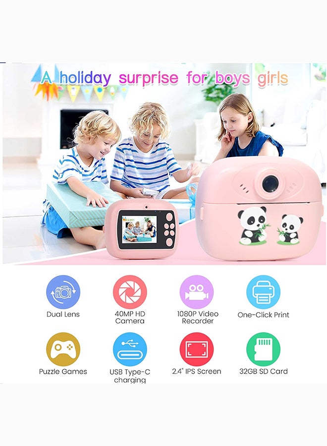 Toyland Snap & Print Kids Camera-Instant Cameras for kids with print papers - Image 3
