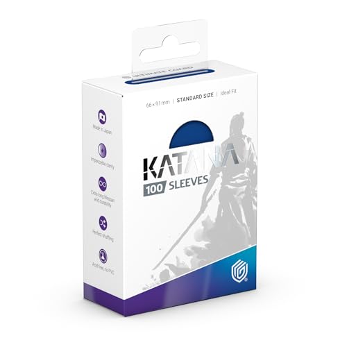 Ultimate Guard Katana Card Sleeves: 100 Standard Size TCG Sleeves, 66 x 91mm, Blue Bird Back, Tournament Quality, No PVC & Acid-Free, High Clarity - Image 2