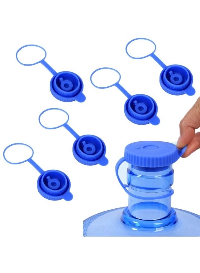 5PCS Water Jug Cap Silicone Water Bottle Caps Reusable Non-Spill  Leak Free Compatible with 3  5 Gallon Water Bottle Cap - Image 1