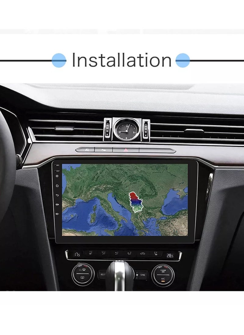 Touch Screen Car Stereo 10 inch Full HD 1080P, Android 11.0 System - IOS and Car Android MirrorLink - Car Display Touchscreen