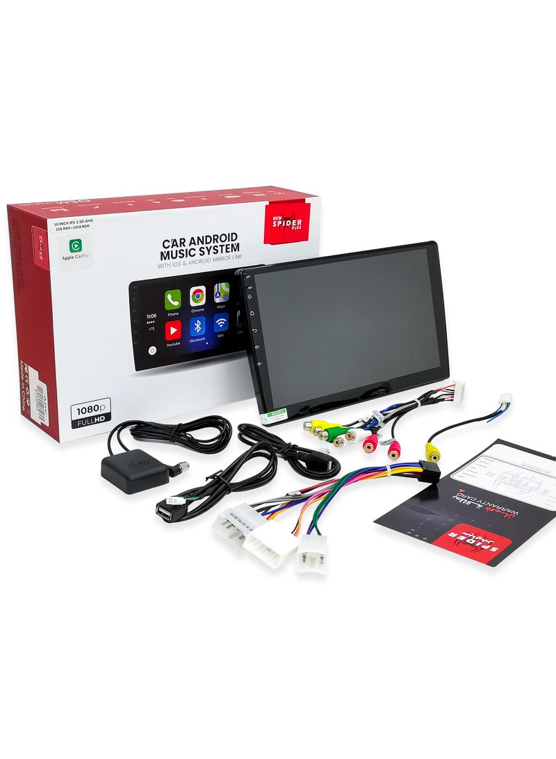 Generic Touch Screen Car Stereo 10 inch Full HD 1080P, Android 11.0 System - IOS and Car Android MirrorLink - Car Display Touchscreen  - Image 2