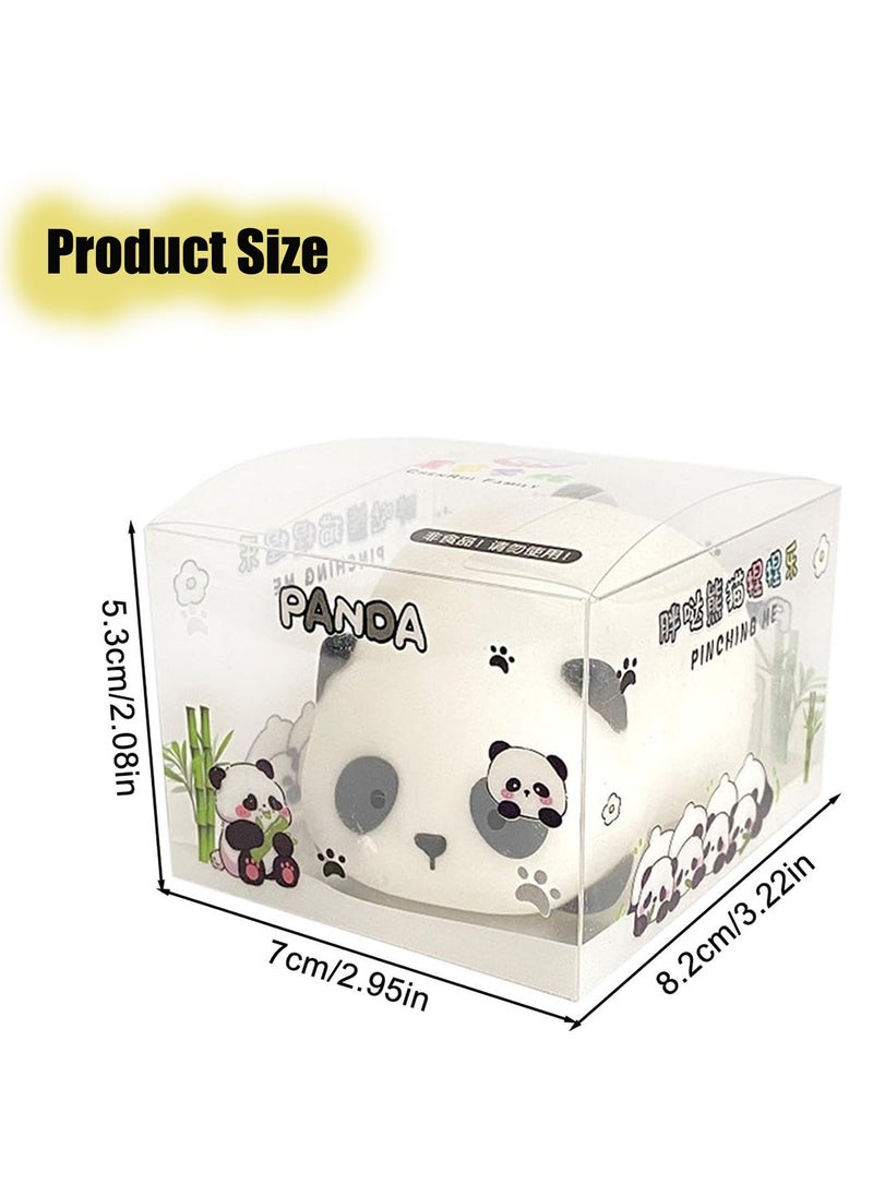 CMGTYYD - Panda Shape Stress Dough Balls, Panda Squeeze Stress Balls, Portable Squeeze Sensory Panda Toys Sensory Toys, Panda Bouncy Toys - Panda Shape Squeeze Balls, Soft Squeeze Toys Anxiety Resistant, Novelty Stress Resistant - Image 1