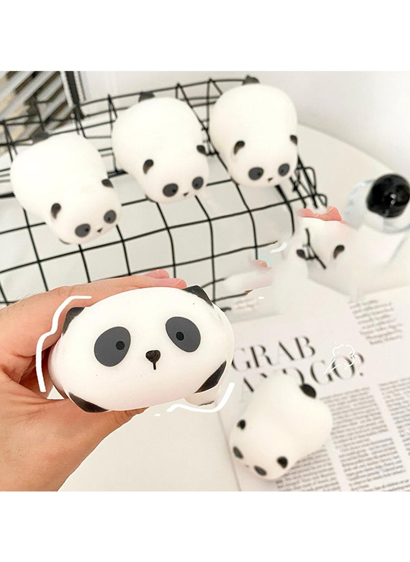 CMGTYYD - Panda Shape Stress Dough Balls, Panda Squeeze Stress Balls, Portable Squeeze Sensory Panda Toys Sensory Toys, Panda Bouncy Toys - Panda Shape Squeeze Balls, Soft Squeeze Toys Anxiety Resistant, Novelty Stress Resistant - Image 1