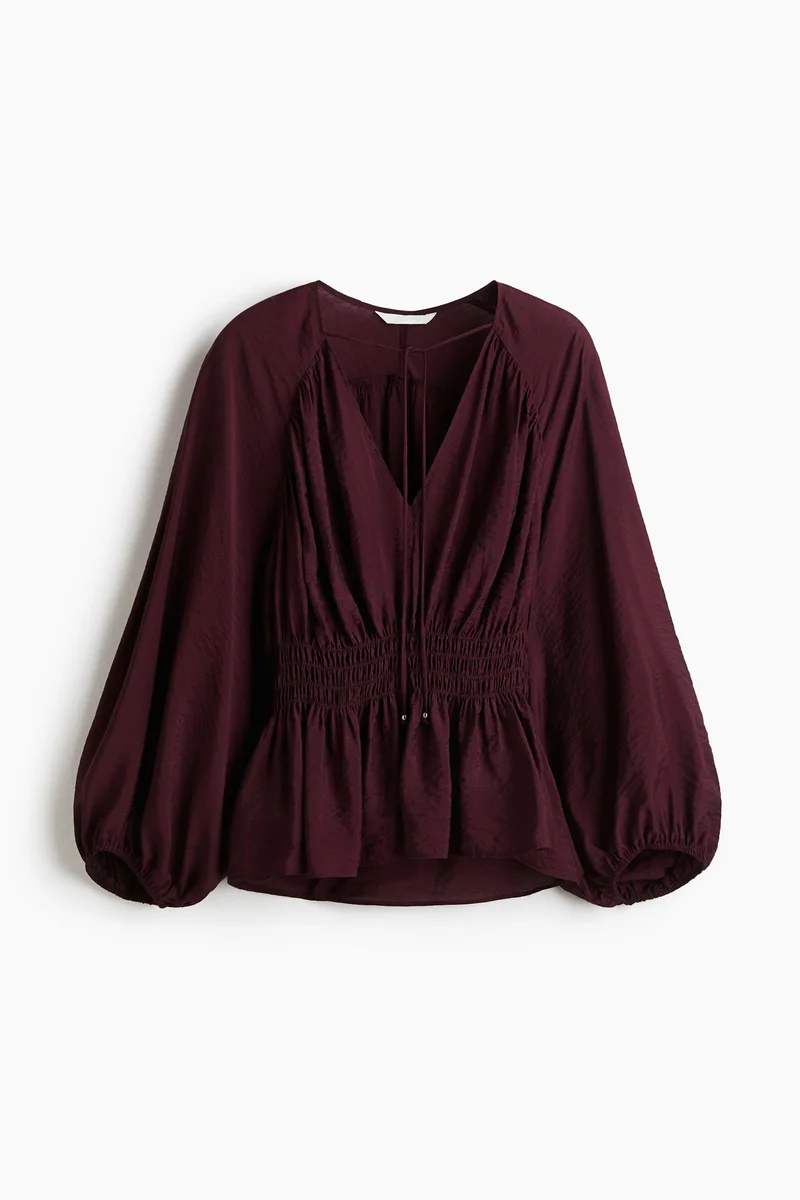 H&M Smocked blouse