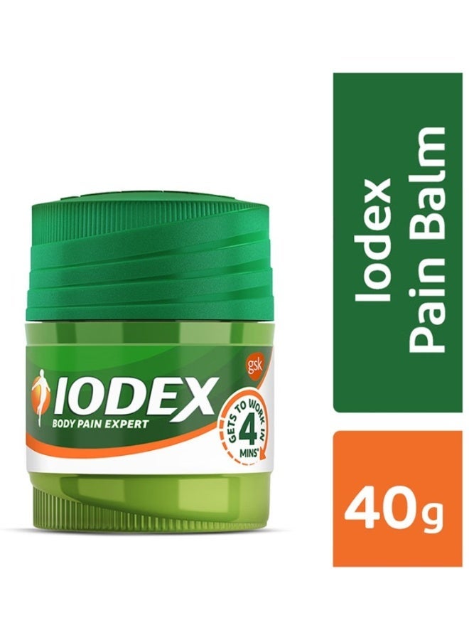 إيودكس مرهم Iodex 40 جرام | عبوة من قطعتين | لتخفيف آلام الصداع، والالتواءات، وآلام الرقبة، والكتف، والمفاصل، والظهر، والعضلات - Image 2