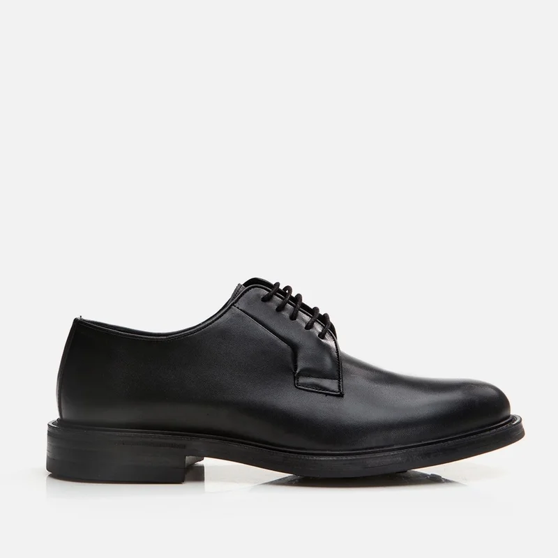 Hotiç 02AYH295980A100 GENUINE Leather Black Men's Casual Shoes