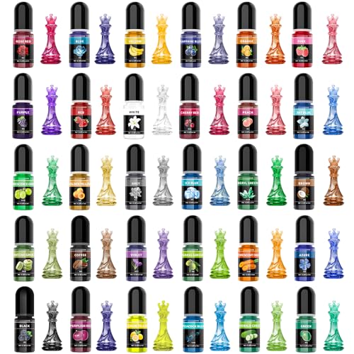 TQELFSS Epoxy Resin Pigments - 30 Colors Resin Color Pigment, Highly Concentrated Liquid Epoxy Resin Dyes for Resin Art, DIY Jewelry Making, Crafts and More. (30 Colors) - Image 1