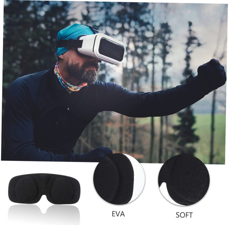 VR Lens Covers Scratch Resistant 15x6cm Black Compatible with Rift S Headset - Image 5