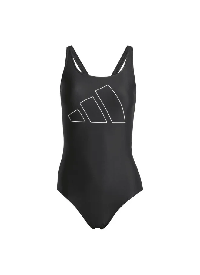 اديداس adidas BIG BARS SUIT Black Swim SWIMWEAR for Women - 26"