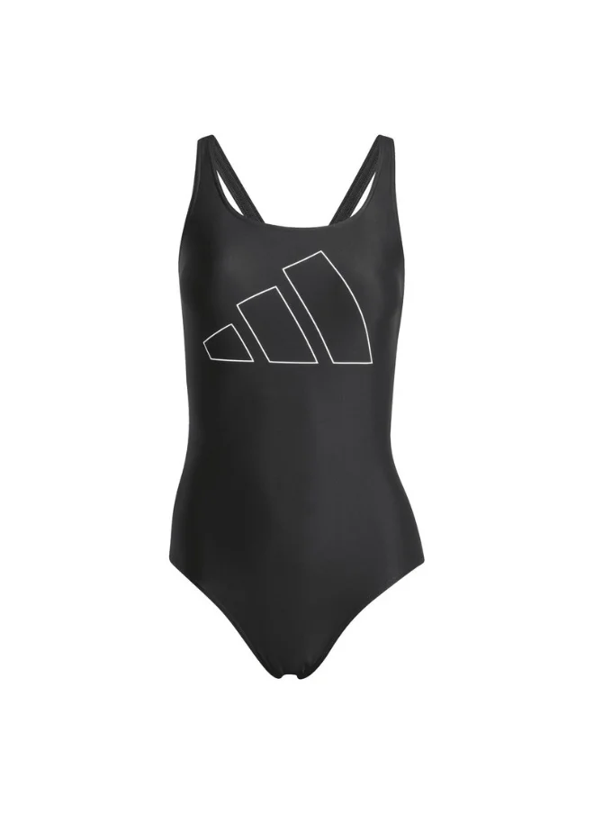 اديداس adidas BIG BARS SUIT Black Swim SWIMWEAR for Women - 26"