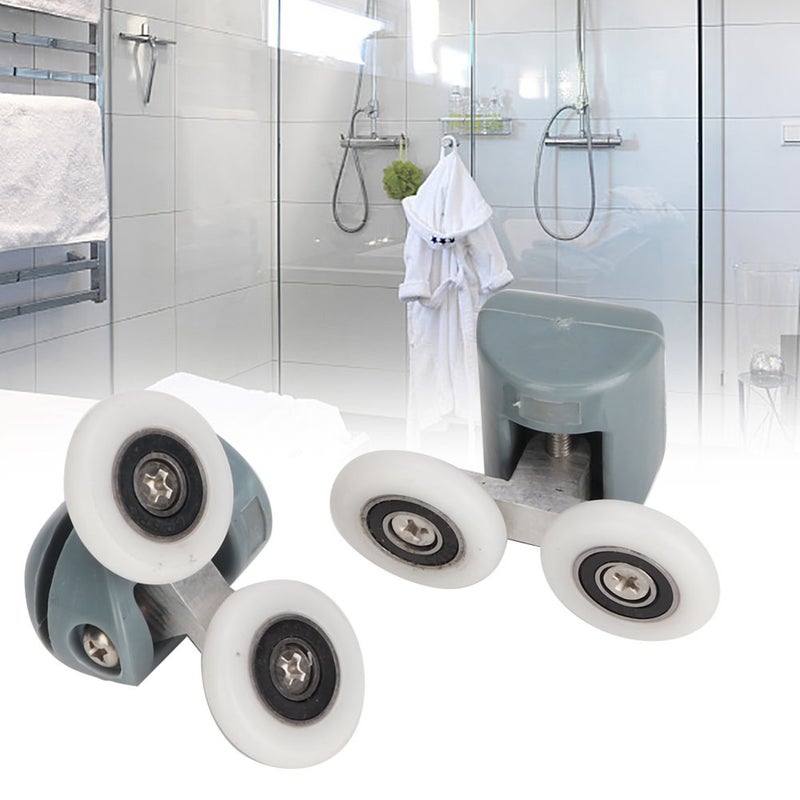 Replacement Shower Sliding Glass Door Upper Runners Rollers Pulleys Wheel - Image 4