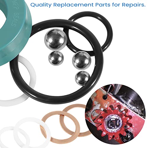 sevencow 328.12160 Floor Jack Seal Kit for Craftsman 2 Ton Floor Jack Replacement Part for Repairs,Seal Replacement Kit (21pcs) - Image 4
