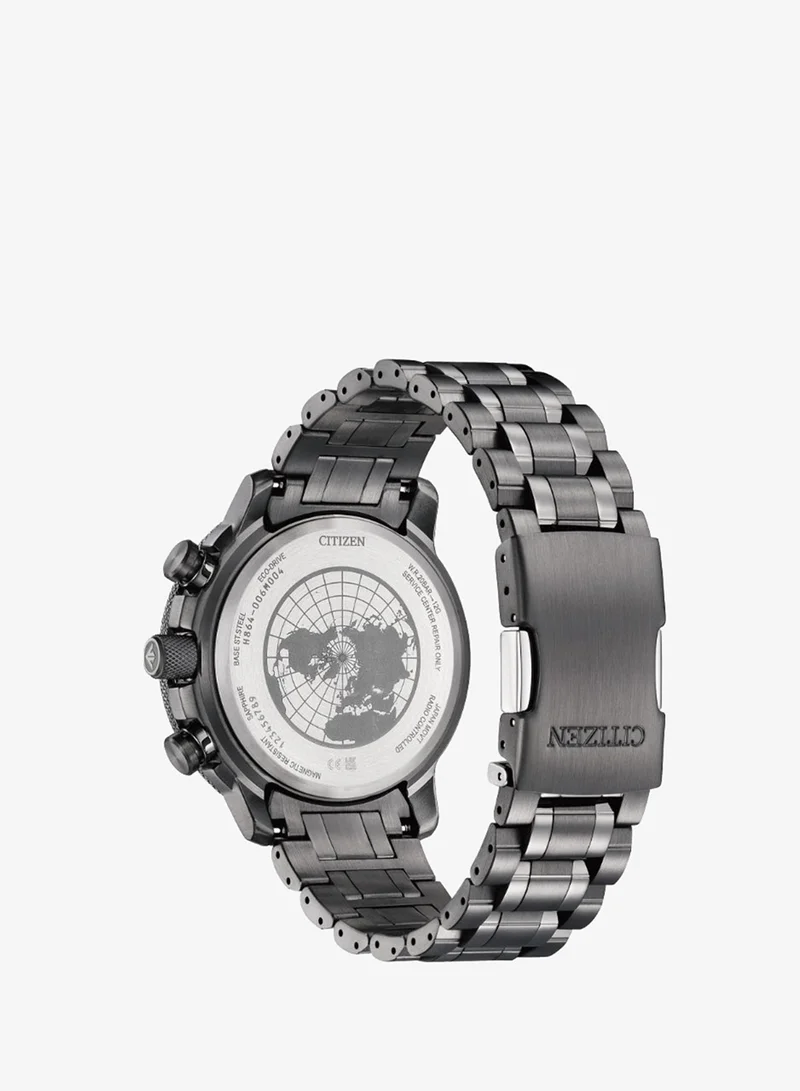 Citizen Men's Stainless Steel with Grey Plating Quartz Women Watch BY3005-56G - 46 mm