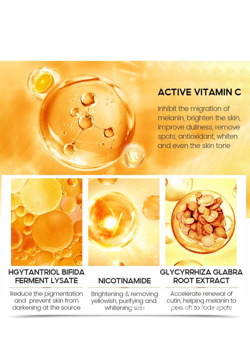 Vibrant Glamour Vitamin C Cream for Brightening Dull Skin Reducing Roughness and Dark Spots Deep Moisturizing Even Skin Tone Anti-Aging Hydrating Facial Cream Ideal for All Skin Types 30g - Image 4