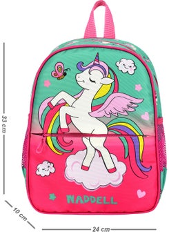 Waddell Licensed Unicorn Patterned Kindergarten Nursery Backpack  - Image 2
