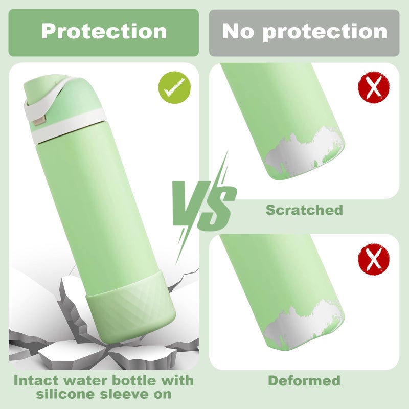 Beonsky Silicone Boot for Owala Water Bottle 24 oz, Anti-Slip Protective Sleeve for FreeSip/Twist/Flip Stainless Steel Water Bottles Accessories - Image 3