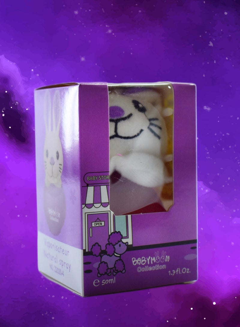 BabyMoon 4 Pieces Baby Moon Perfume Collection Purple Bunny 50ml - Image 2