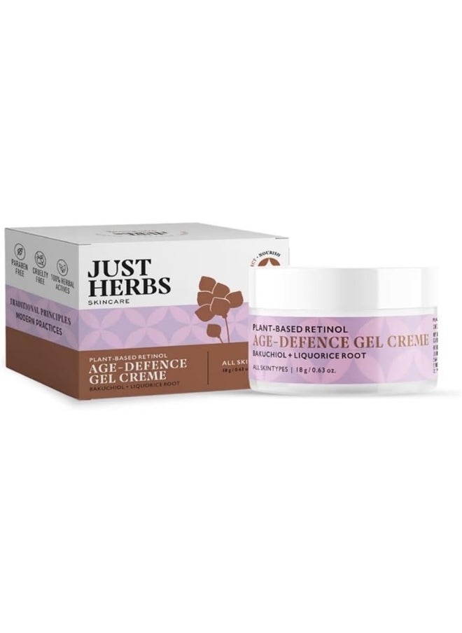 Just Herbs Plant-based Retinol, Bakuchiol Anti-aging Night Face Cream For Fine Lines,Wrinkles and Dark spots,Suitable for Men & Women - 18gm  - Image 1