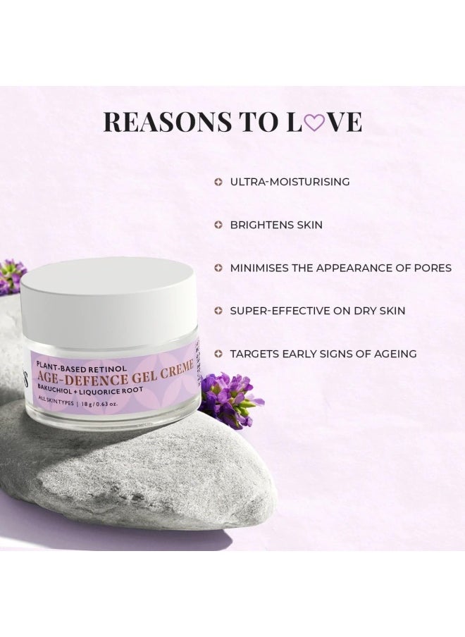 Just Herbs Plant-based Retinol, Bakuchiol Anti-aging Night Face Cream For Fine Lines,Wrinkles and Dark spots,Suitable for Men & Women - 18gm  - Image 3